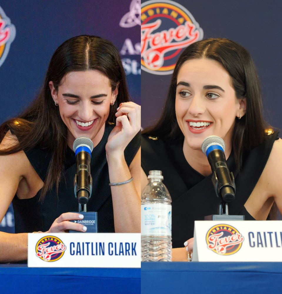 Caitlin Clark debuts new hairstyle at Indiana Fever press conference ...